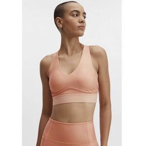Fabletics Iridescent Copper Birch wood All Day Every Day Sports Bra - 2X- Copper